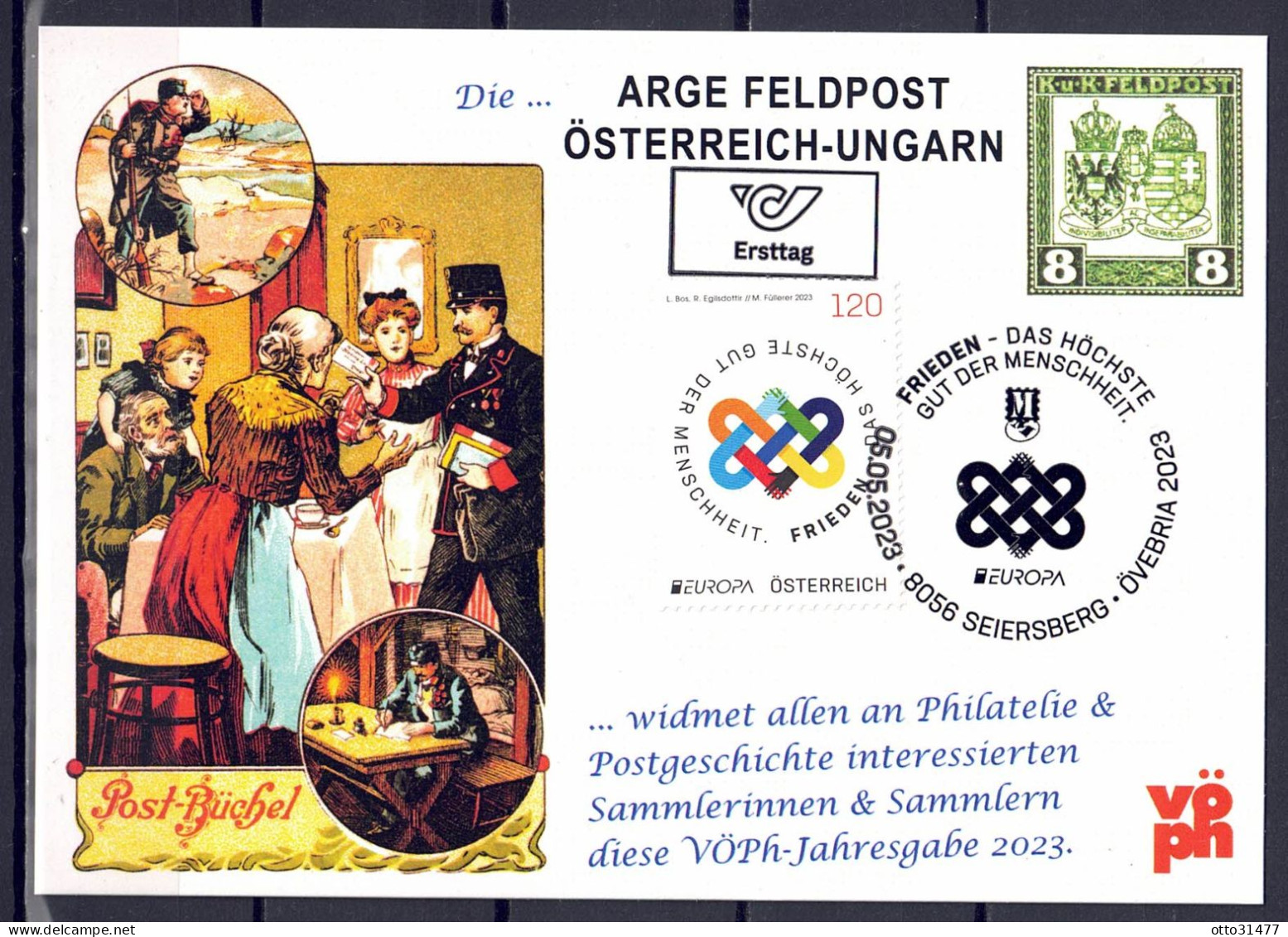 Österreich 2023 - VÖPH Jahresgabe - ARGE Feldpost - Used Stamps