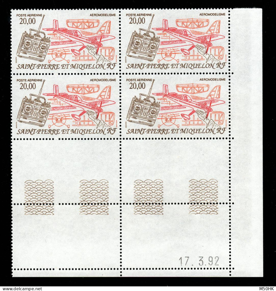 SPM - Coin Daté - YV PA 71 N** MNH Luxe En Coin Daté Du 17.3.92 - Unused Stamps