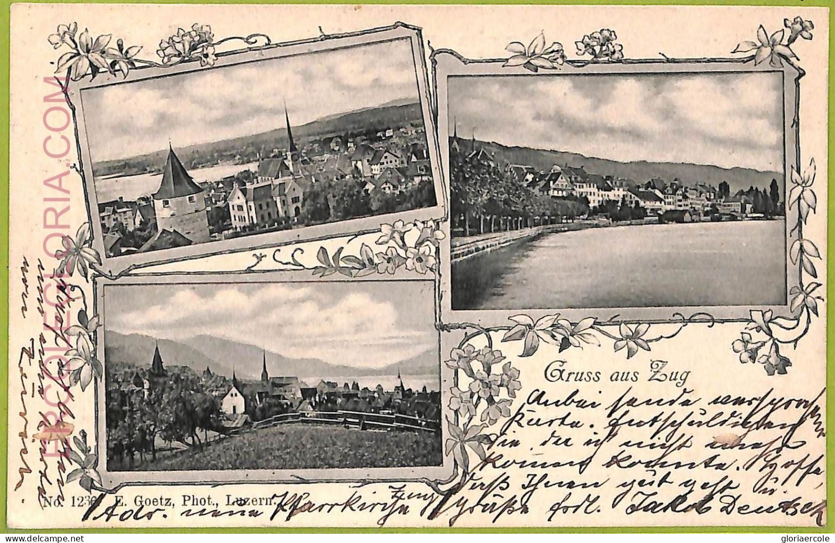 Ad5478 - SWITZERLAND - Ansichtskarten VINTAGE POSTCARD - Gruss Aus Zug - 1902 - Zoug