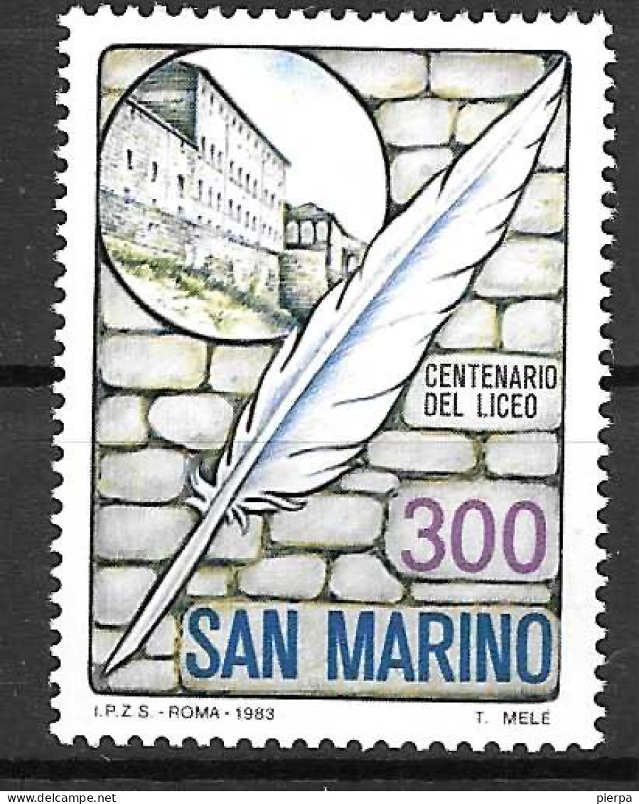 SAN MARINO - 1983 - 100° LICEO -  NUOVO MNH** ( YVERT 1067- MICHEL 1277 - SS 1118) - Unused Stamps