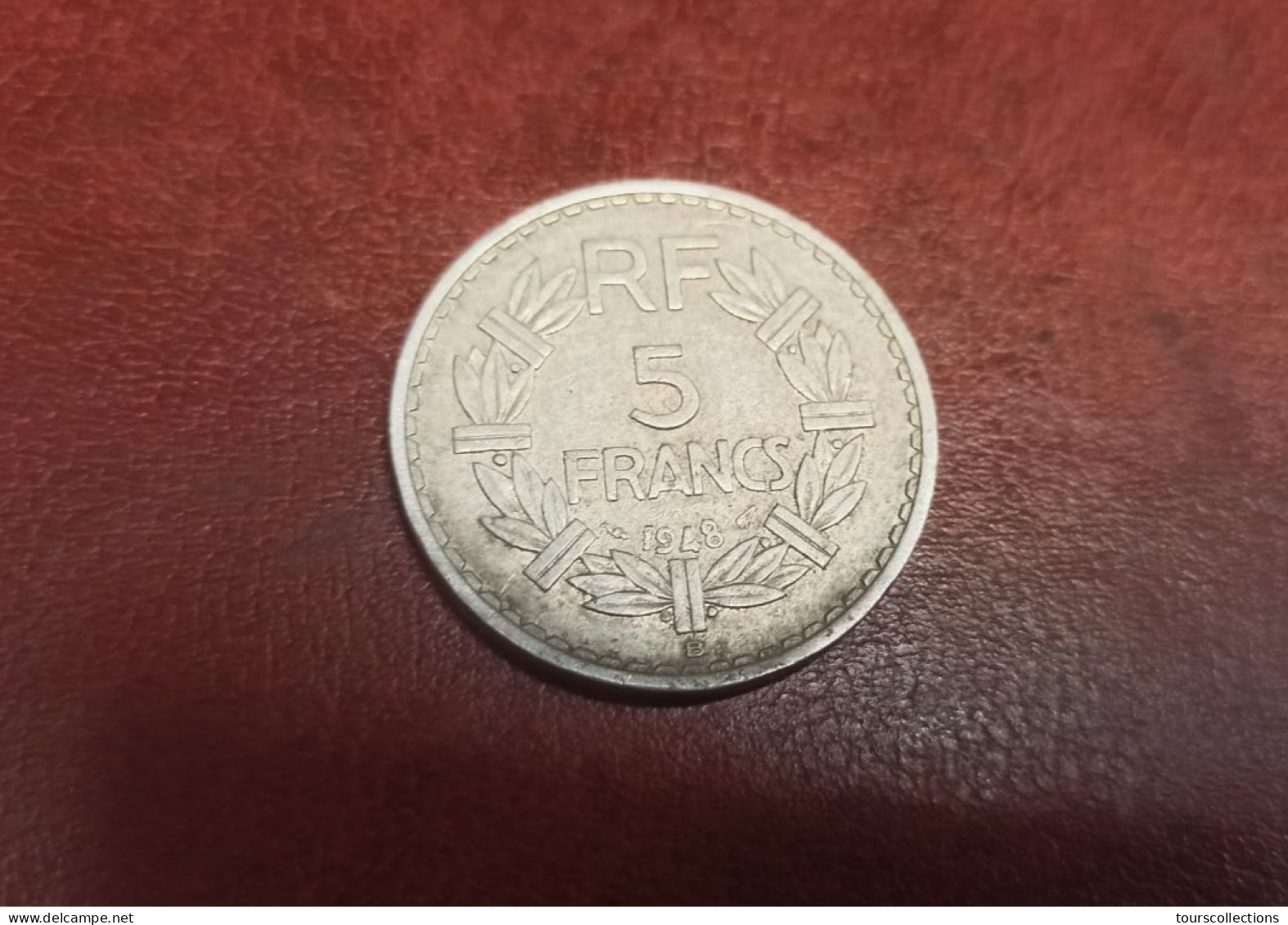 FRANCE -  Monnaie 5 F LAVRILLIER ALU 1948 B (en TB) - 5 Francs