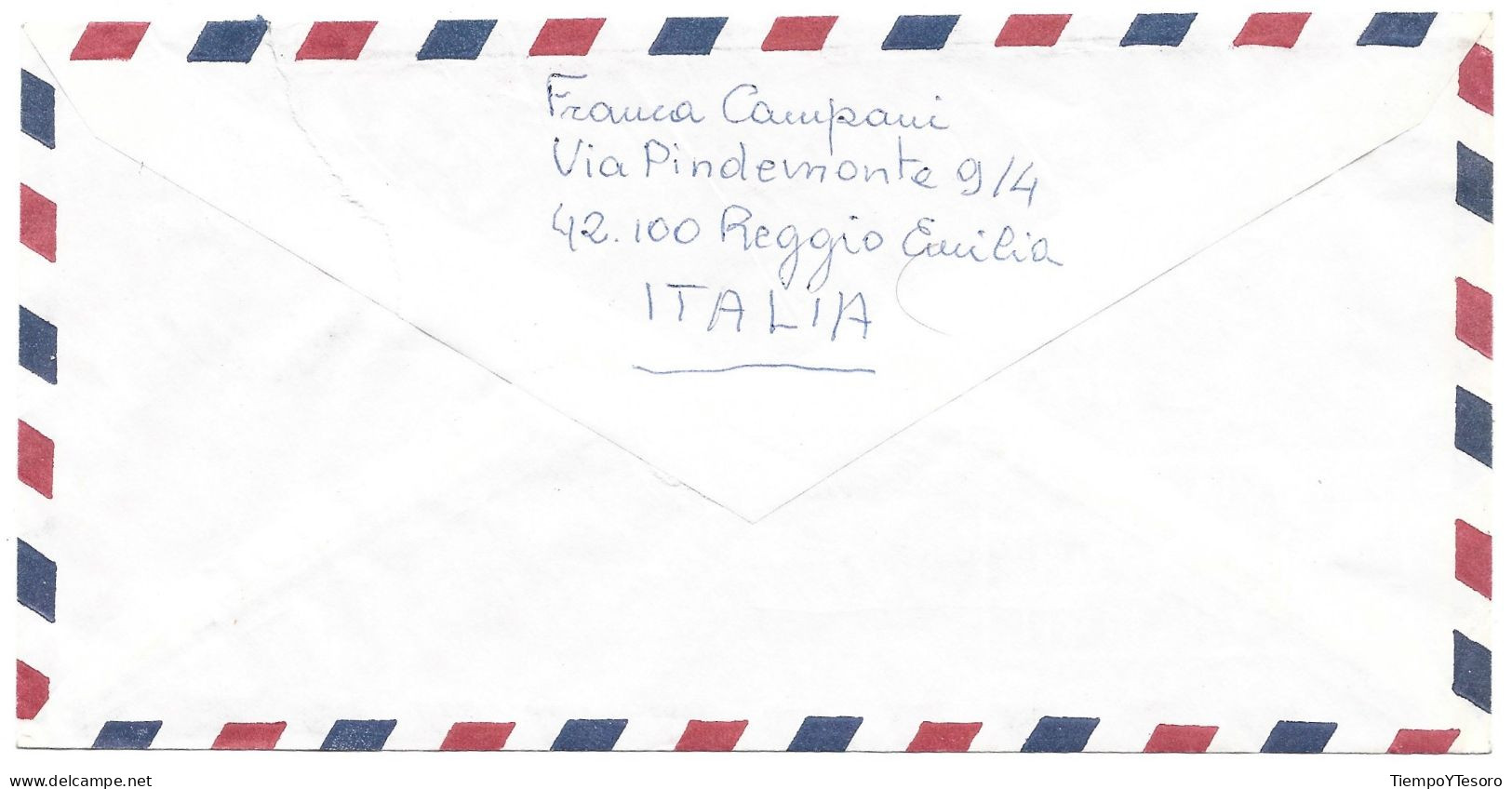 Correspondence - Italy To Argentina, Castello Dell Imperatore Stamps, 1984, N°272 - Usati