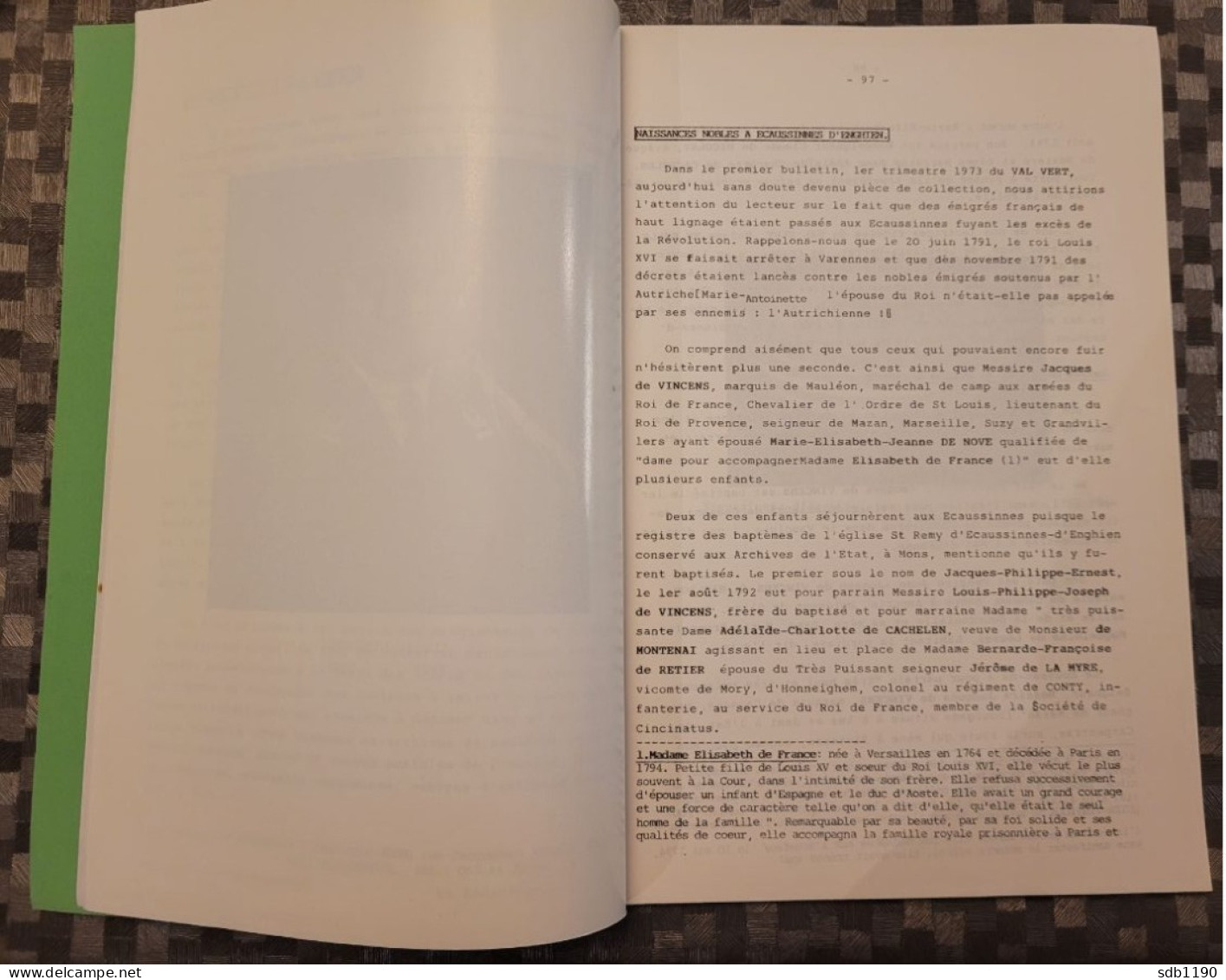 Le Val Vert - Bulletin Trimestriel Du Cercle D'information Et D'histoire Locale Des Ecaussines Et Henripont 4è Trim 1992 - Ecaussinnes