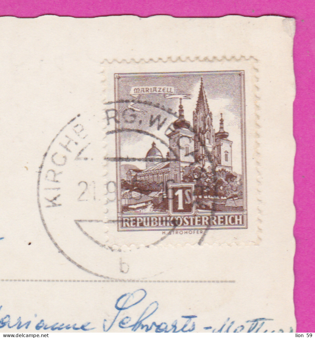 293493 / Austria - St. Corona Am Wechsel , 840 M, N. Oe. Geg. Schneeberg, 2075m. Pc 1965 USED - 1S Mariazell Church - Wechsel