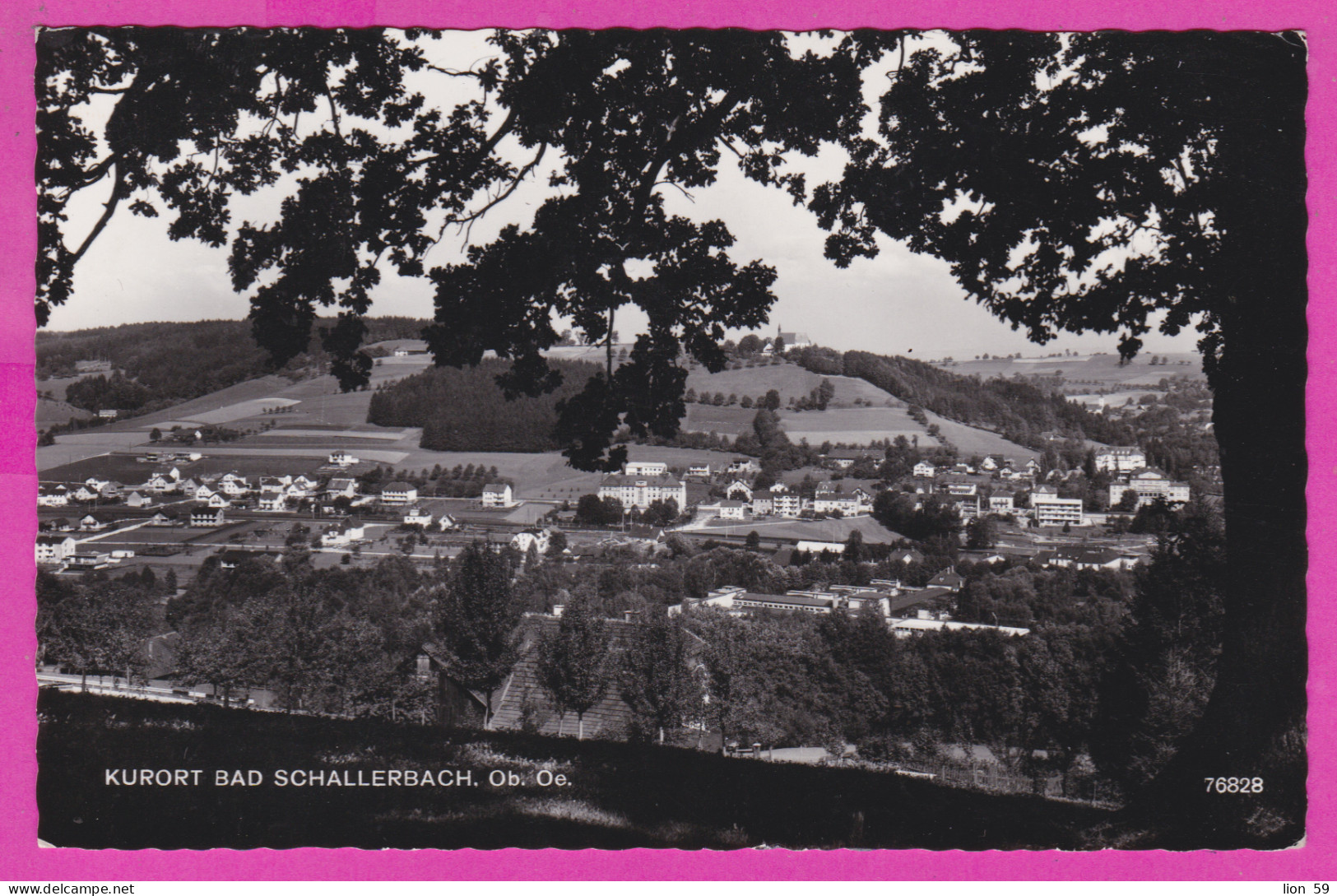 293497 / Austria - Kurort Bad Schallerbach , Ob. Oe.  Panorama PC 1968 Bad Schallerbach USED 1.50 S Wien Erdberg - Bad Schallerbach