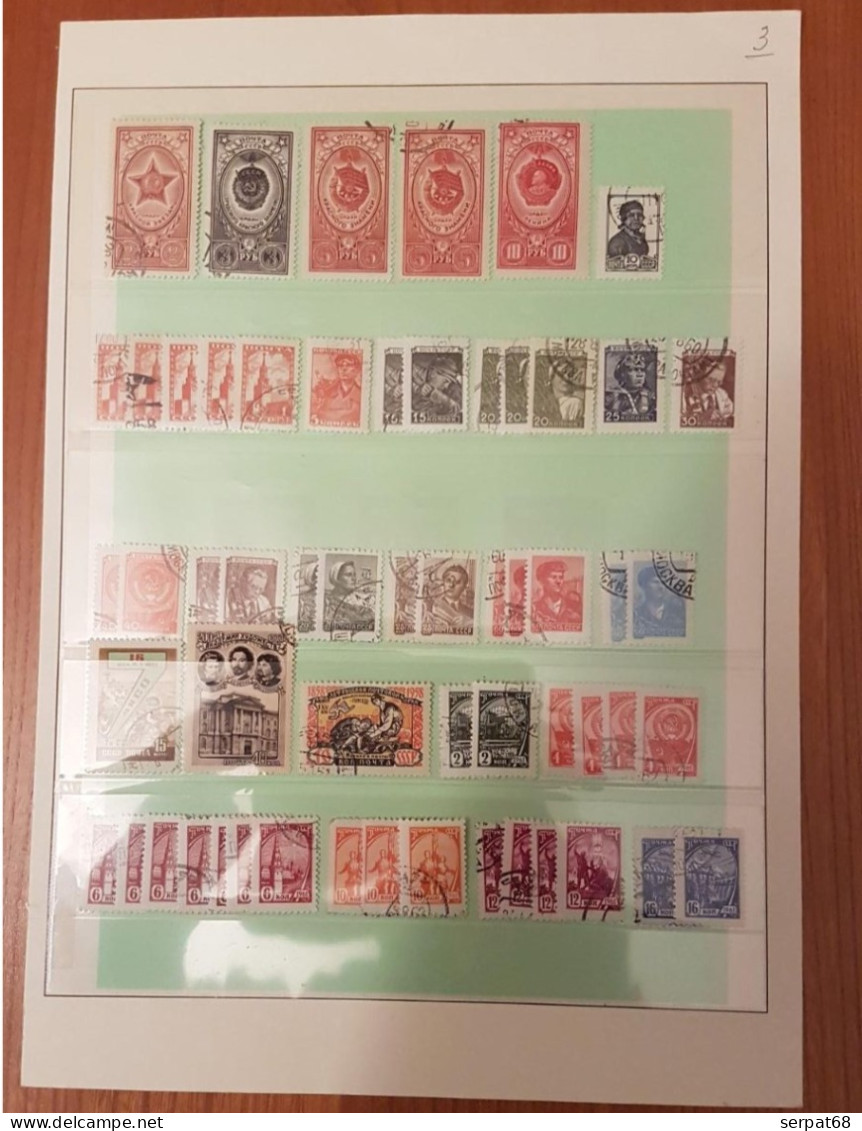 Lot : URRS & Russie & Ukraine Oblitérés - Collezioni