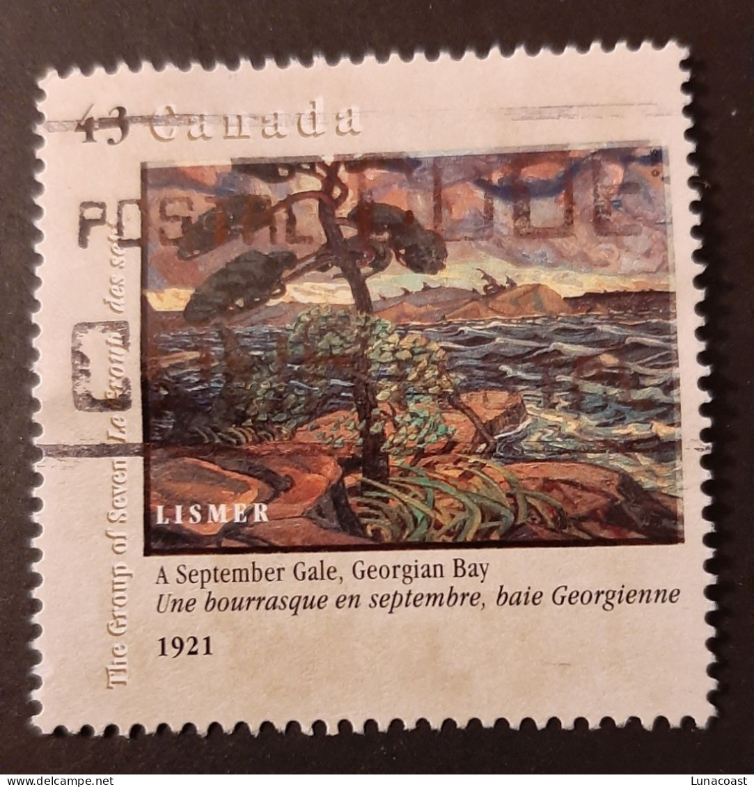 Canada 1995  USED  Sc1560b   43c Group Of Seven, September Gale - Oblitérés