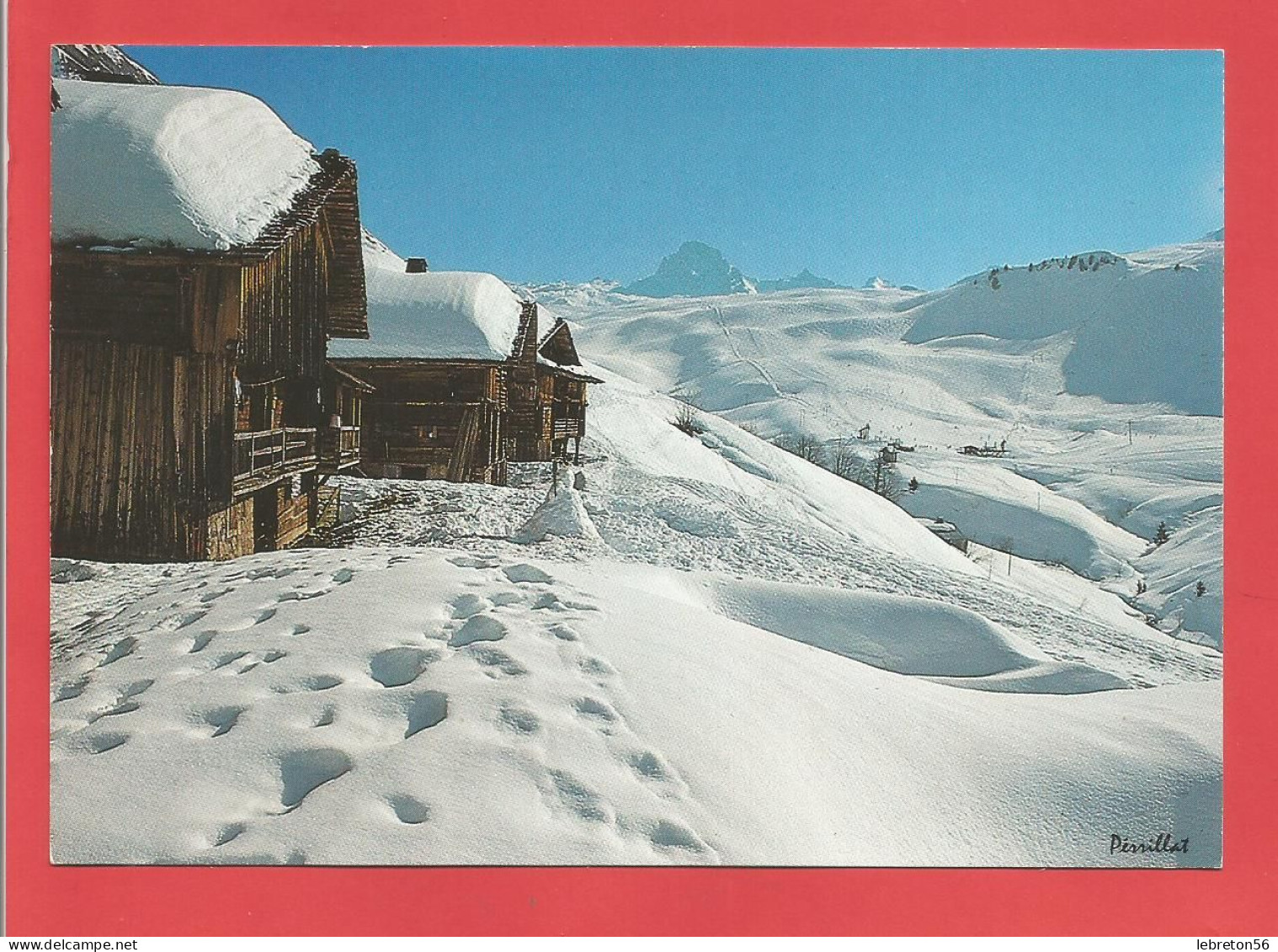 C.P.M.( 74 )  « LE GRAND-BORNAND  » Village Des Bouts De La Vallée Du Maroly - Jolie Vue Générale  X2phots - Le Grand Bornand