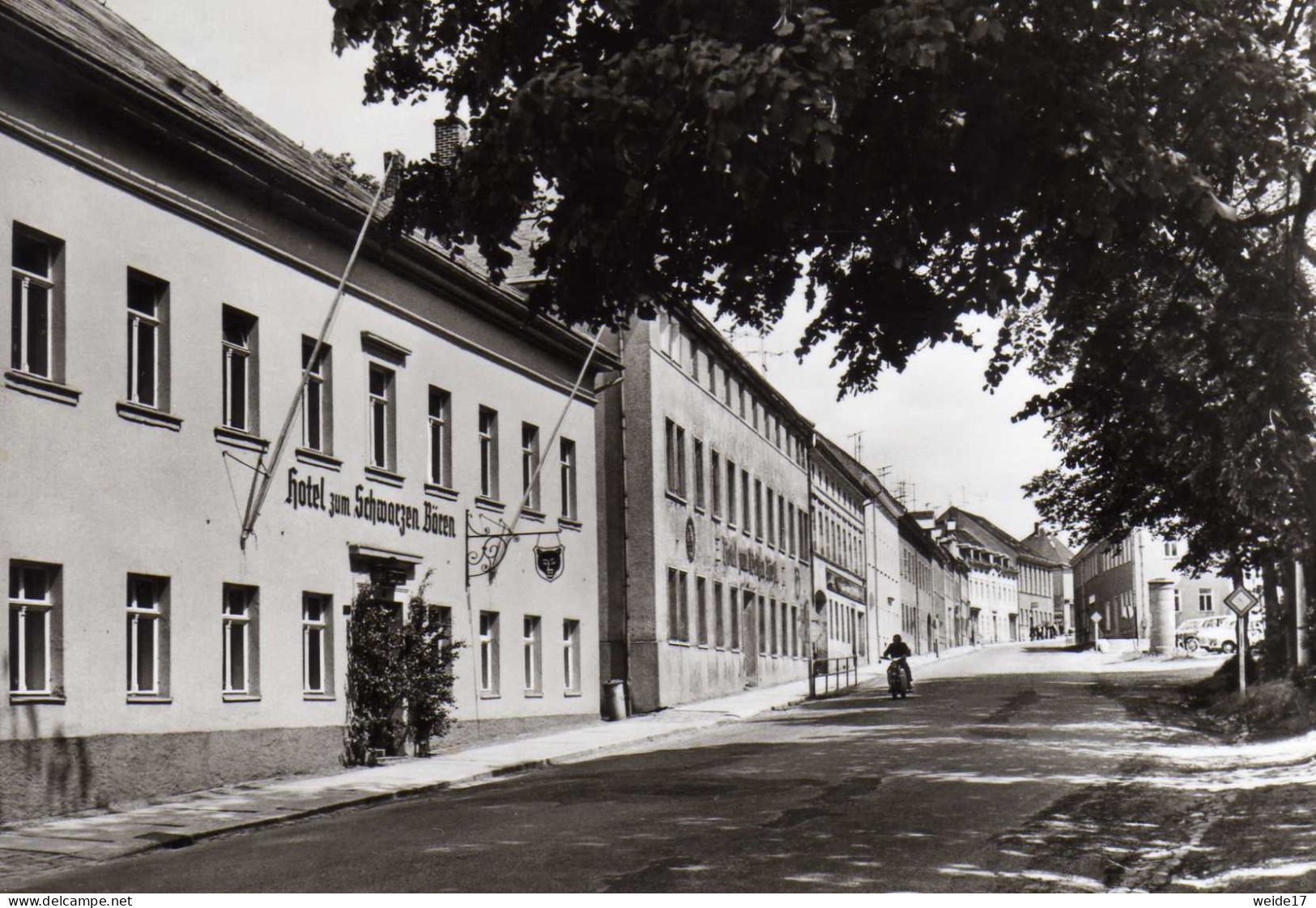 05349 - Marienberg Mit Ortsteil ZÖBLITZ - Blick Auf Das Hotel Zum Schwarzen Bären - Marienberg