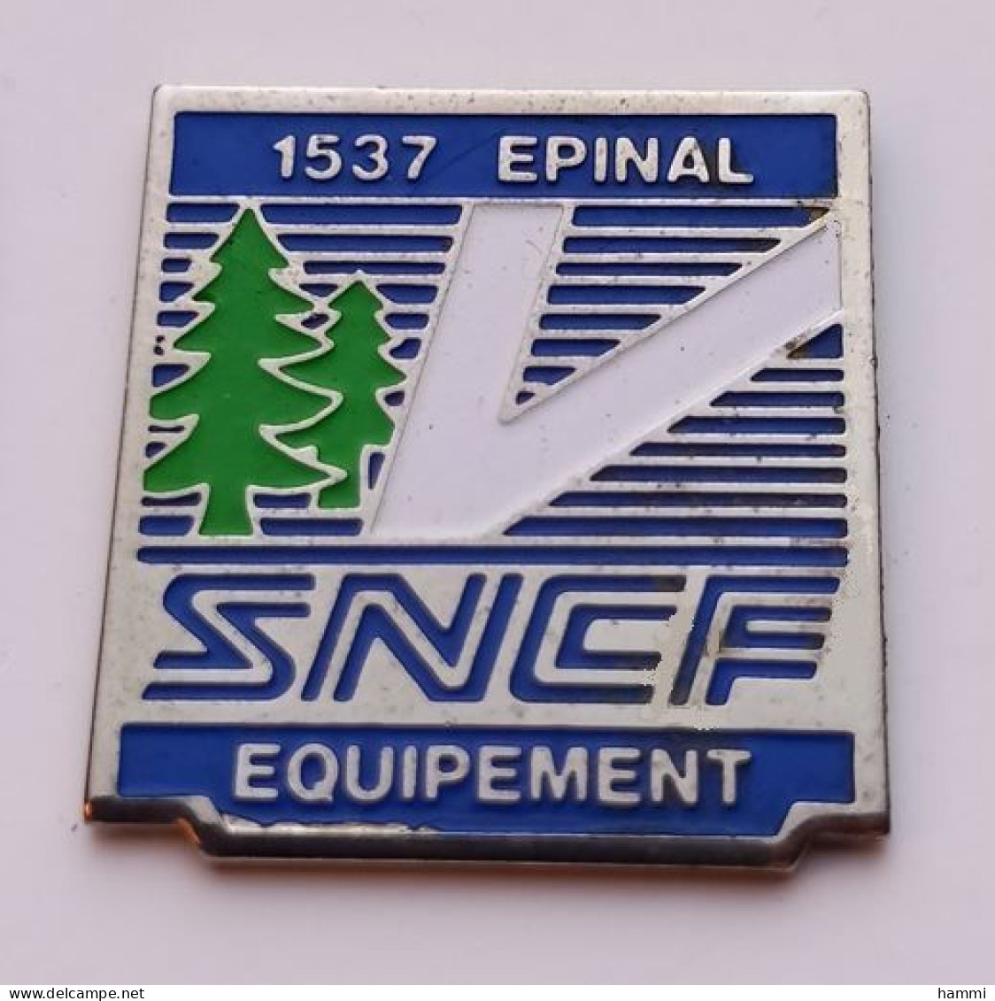 T79 Pin's TGV SNCF TRAIN EQUIPEMENT 1537 ÉPINAL VOSGES Sapin Achat Immédiat - TGV