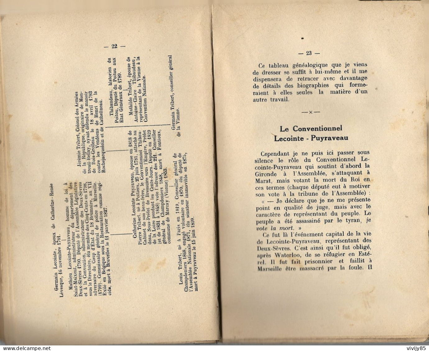 79 -St MAIXENT L' ECOLE- Rare Petit Livre Monographie De St DENIS PUYRAVEAU 1936 - Aquitaine