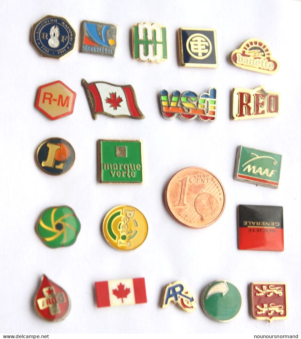 Lot De 20 Pin's MINI PIN'S - N068 - Sets