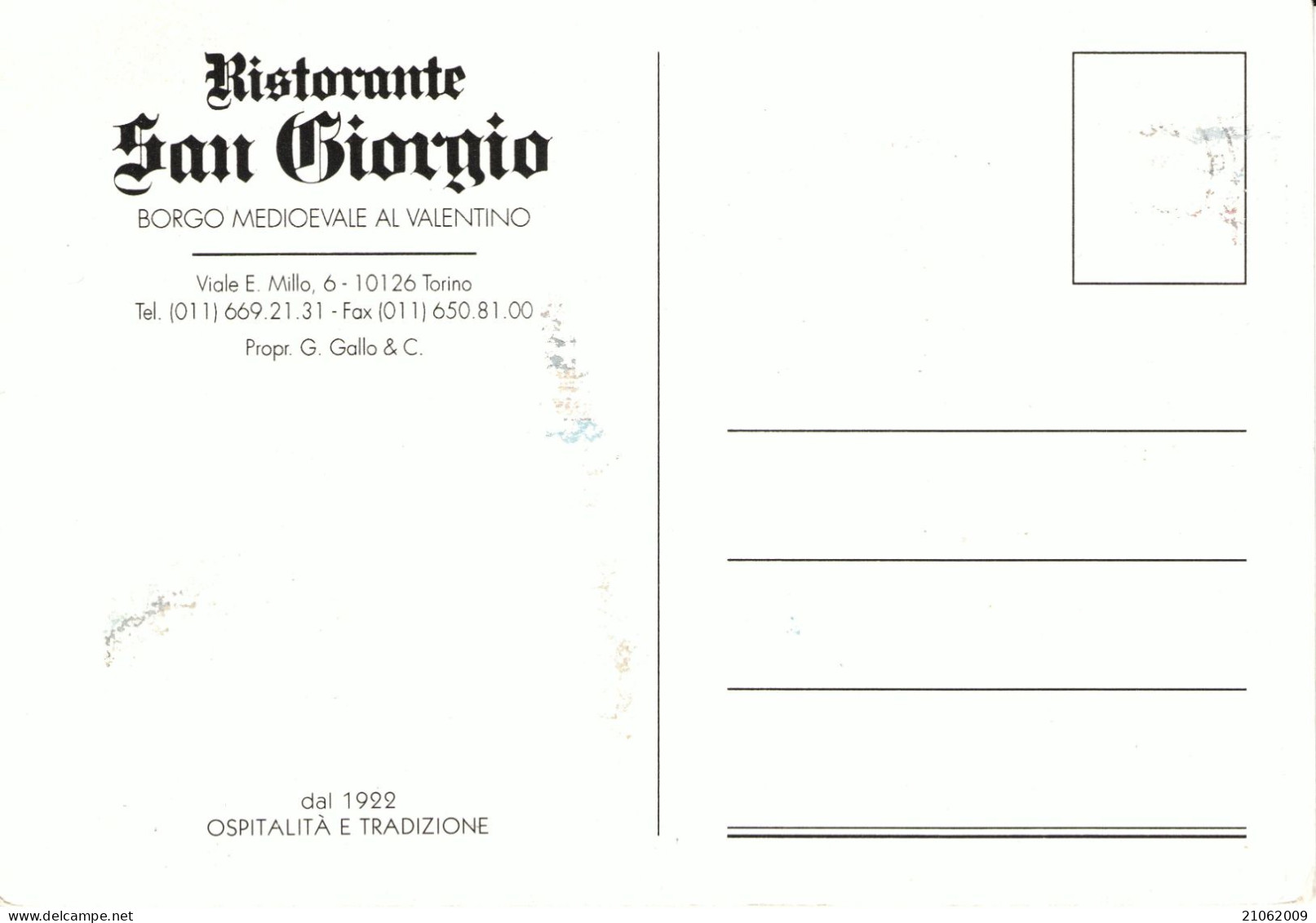 TORINO - CASTLE CHATEAU SCHLOSS CASTELLO DEL VALENTINO BORGO MEDIOEVALE FIUME PO RISTORANTE SAN GIORGIO, NOTTURNO - NV - Castello Del Valentino