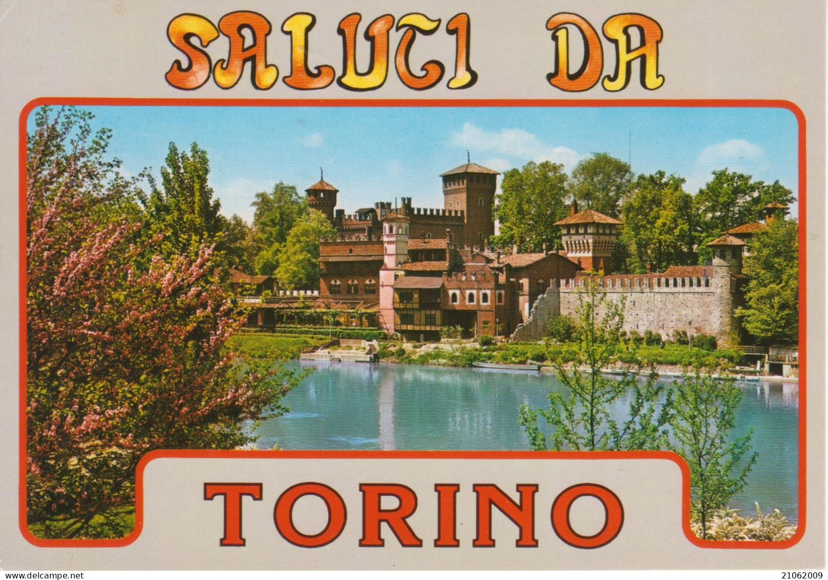 TORINO - CASTLE CHATEAU SCHLOSS CASTELLO DEL VALENTINO - BORGO MEDIOEVALE SUL PO - VIAGGIATA - Castello Del Valentino