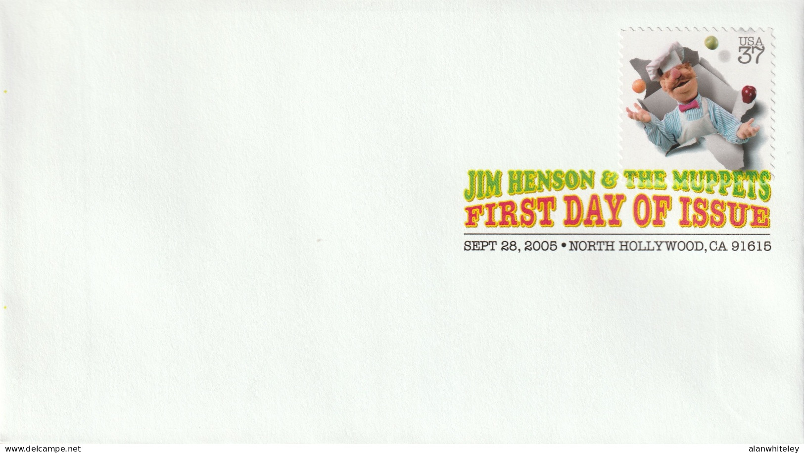 UNITED STATES 2005 Jim Henson & The Muppets: Set of 11 First Day Covers CANCELLED