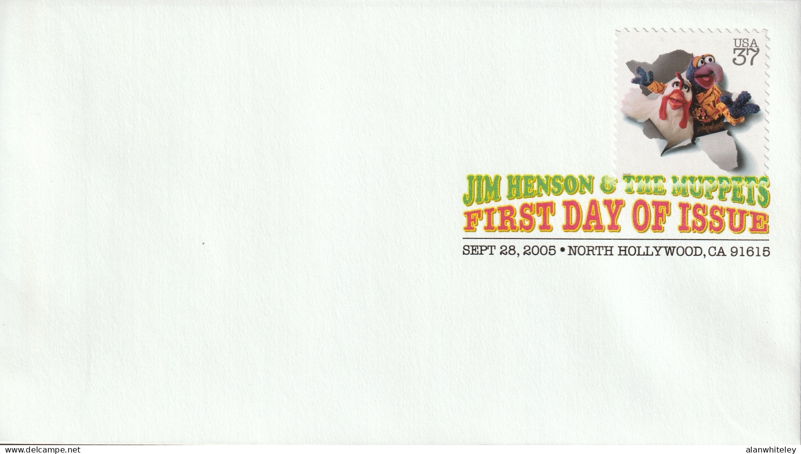 UNITED STATES 2005 Jim Henson & The Muppets: Set of 11 First Day Covers CANCELLED