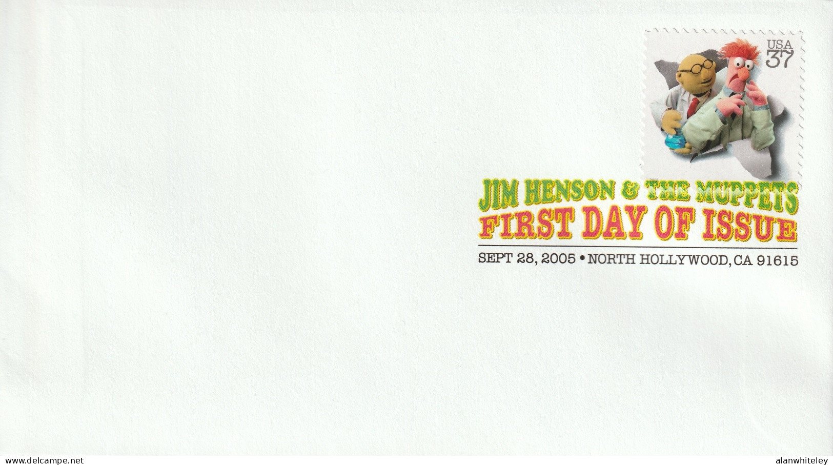 UNITED STATES 2005 Jim Henson & The Muppets: Set of 11 First Day Covers CANCELLED