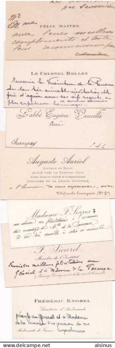 MARIAGE DE FRANCOISE DE LA PANOUSE ET DU COMTE DE SALIS - 27 OCTOBRE 1925 - CARTES DE VISITE- LETTRES DIVERSES - Boda