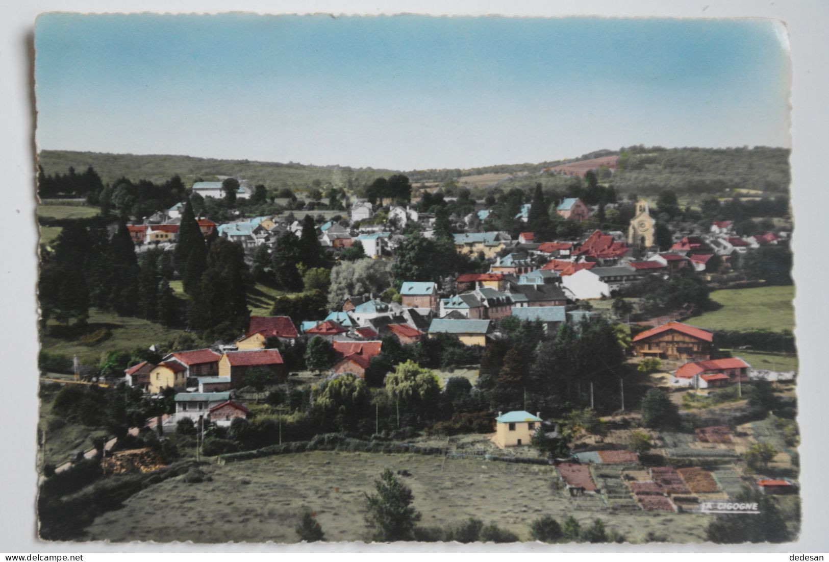 Cpsm Grand Format Couleur - Haute Vienne CHATEAUNEUF La FORET Vue Générale - NOV54 - Chateauneuf La Foret