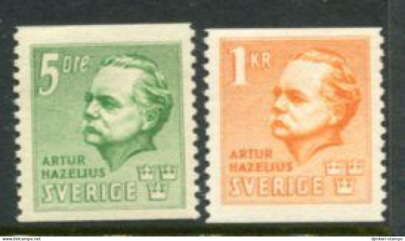 SWEDEN 1941 Hazelius MNH / **.  Michel 286-87A - Unused Stamps