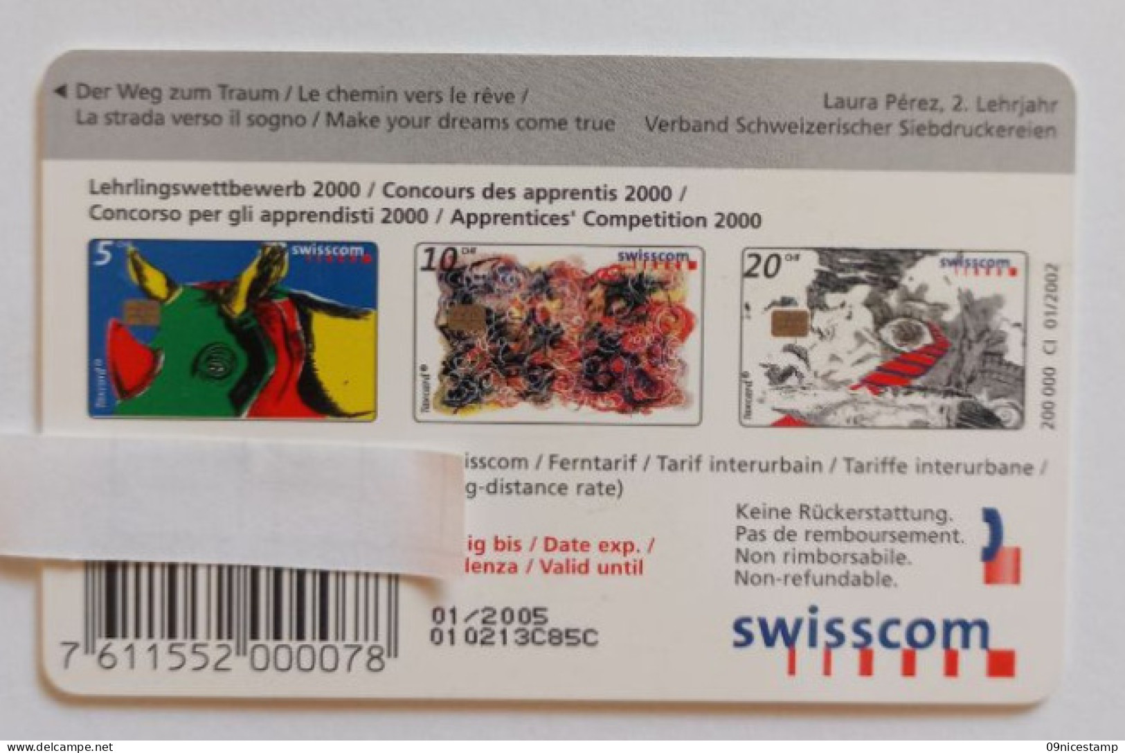 Suisse, Telephonecard, Empty And Used - Switzerland