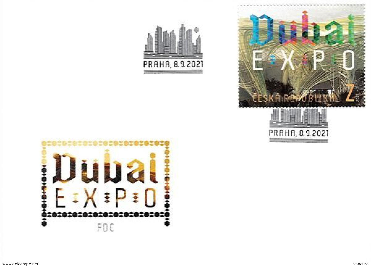 FDC 1132 Czech Republic EXPO Dubai 2021 - Autres & Non Classés