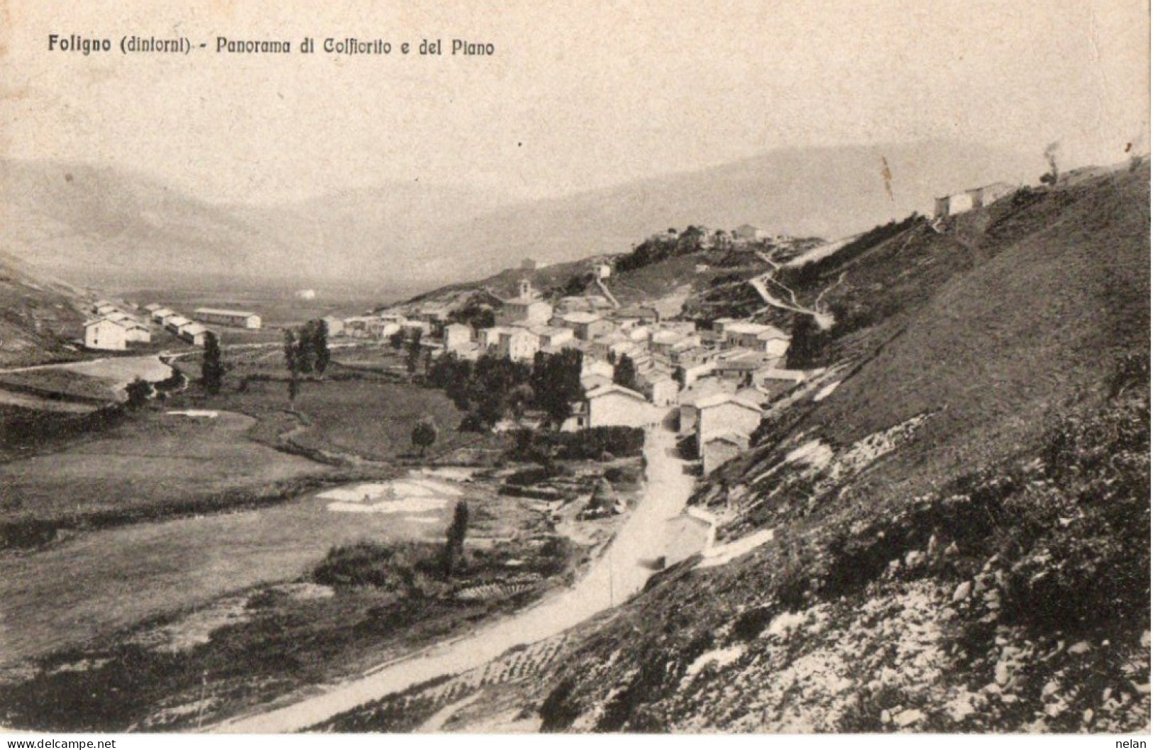 FOLIGNO - PANORAMA DI COLFIORITO E DI PIANO - F.P. - Foligno