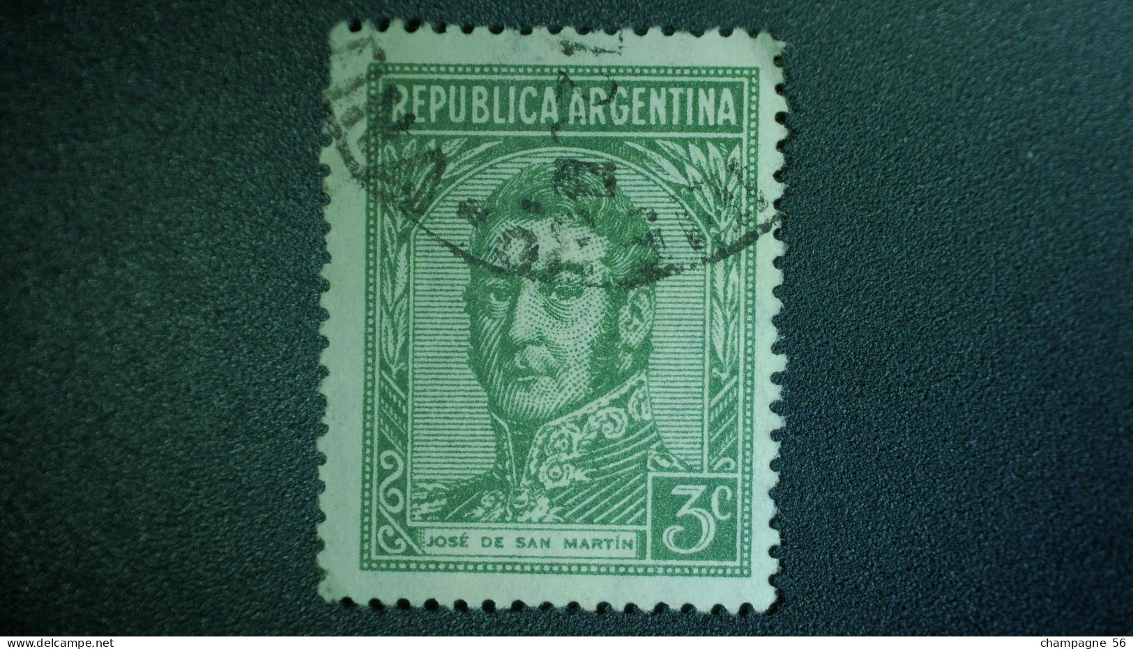 1908 / 1909  N° 135 JOSE DE SAN MARTIN  OBLIT DOS CHARNIERE - Used Stamps