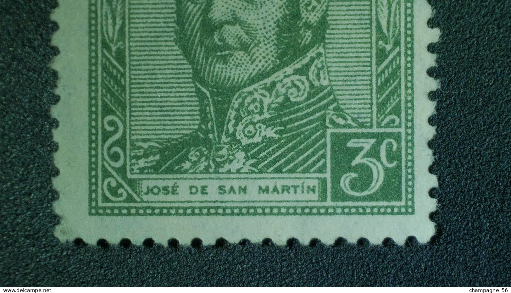 1908 / 1909  N° 135 JOSE DE SAN MARTIN  OBLIT DOS CHARNIERE - Oblitérés