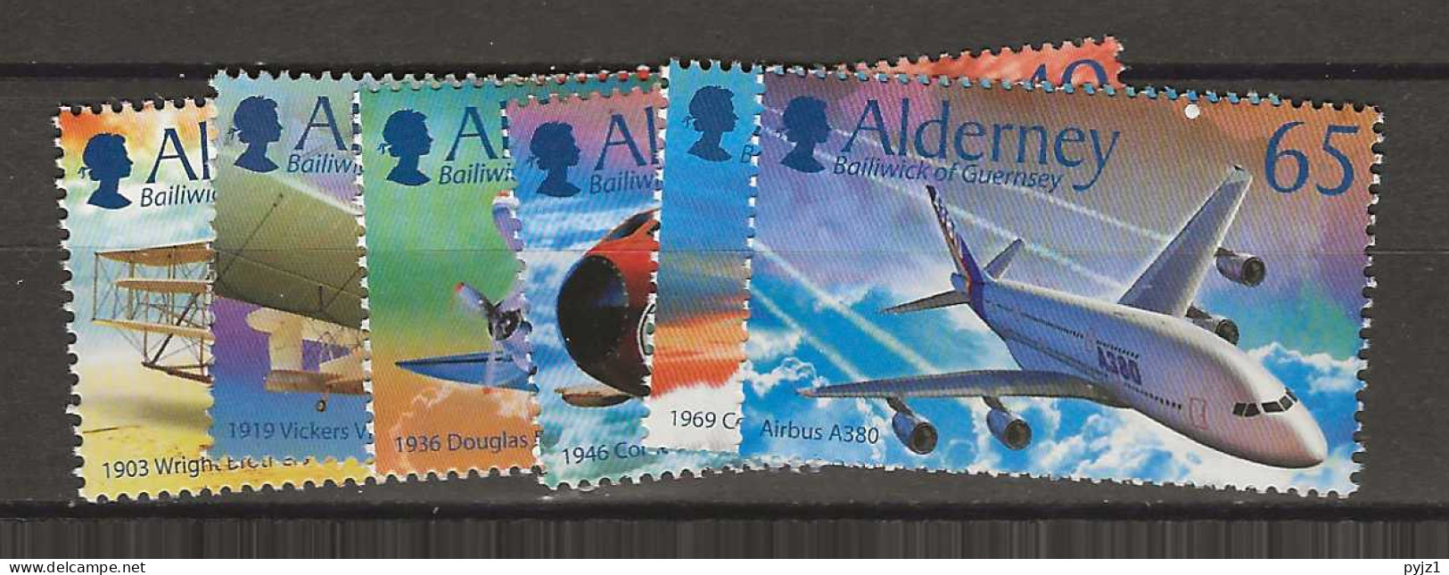 2003 MNH Alderney Mi 206-11 Postfris** - Alderney