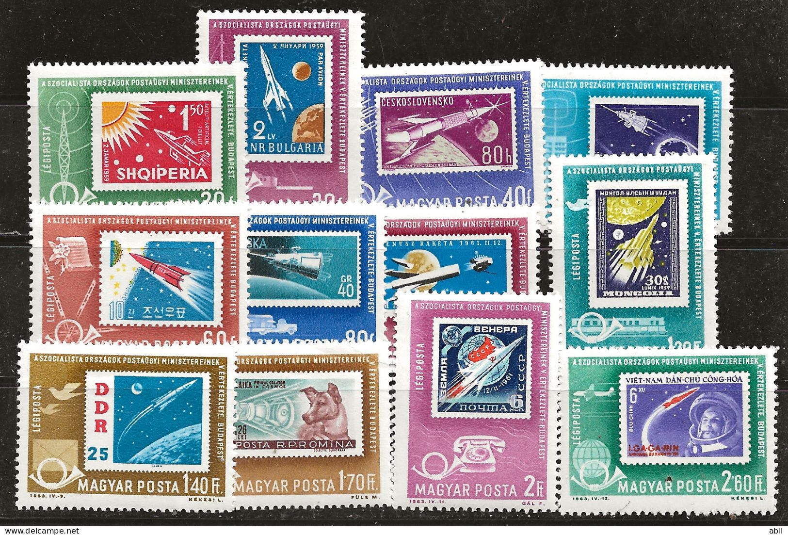 Hongrie 1963 N° Y&T : 258 à 269 ** - Unused Stamps