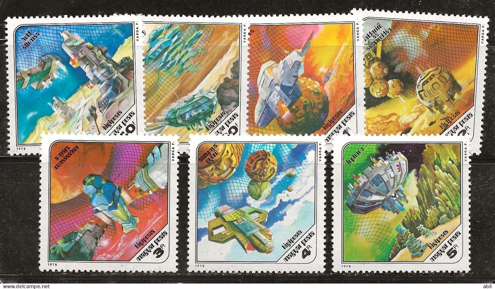 Hongrie 1978 N° Y&T : 407 à 413 ** - Unused Stamps