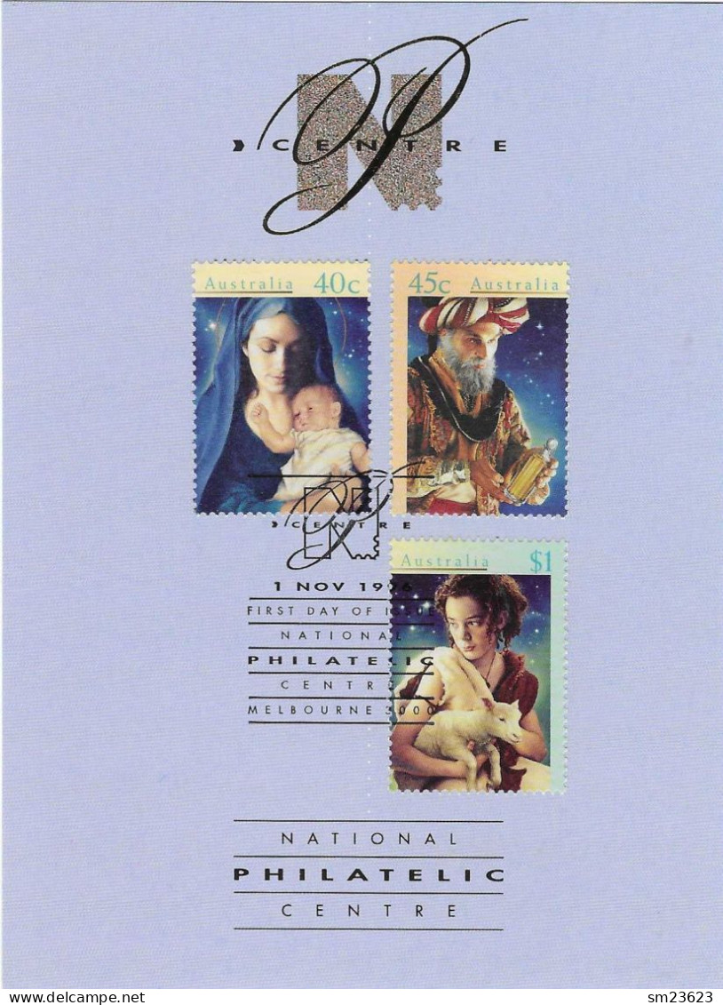 Australien 1996  Mi.Nr. 1606 / 1808 , Christmas / Weihnachten - Gestempelt / Fine Used / (o) - On Paper - Oblitérés