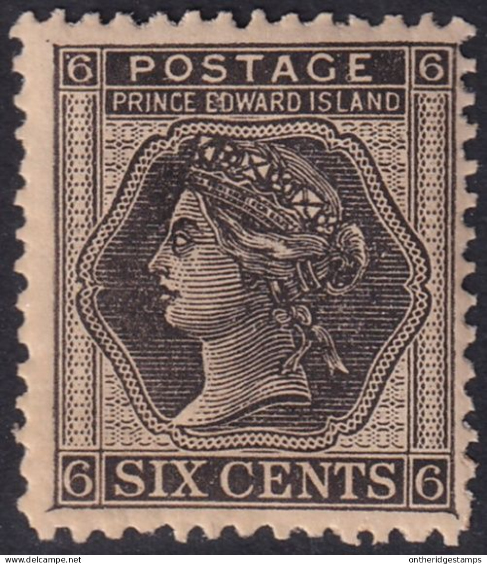 Prince Edward Island 1872 Sc 15c  MLH* Perf 12.5 Toned - Unused Stamps