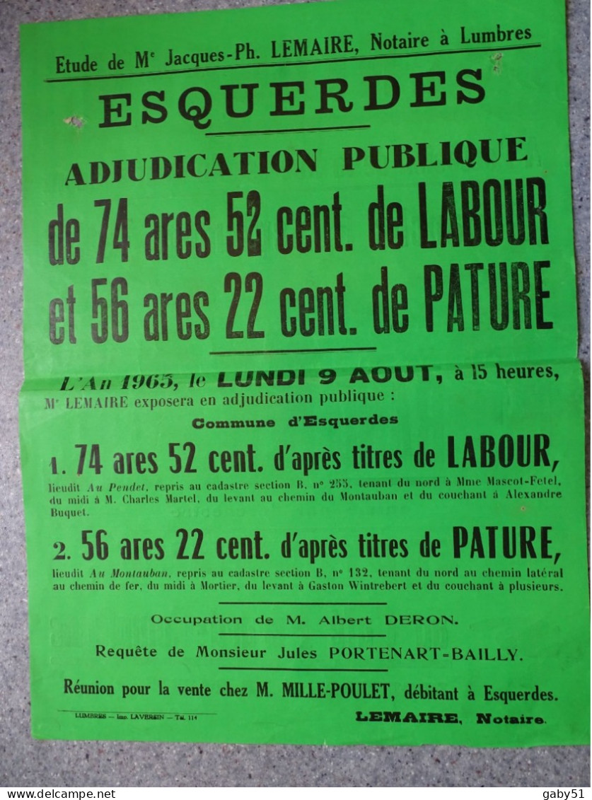 Seninghem, BAL Ducasse Du Bout D'Amont 1965, Orchestre Eddy Gérard, Et Esquerre, Labour ; Ref 1458 ; A35 - Manifesti