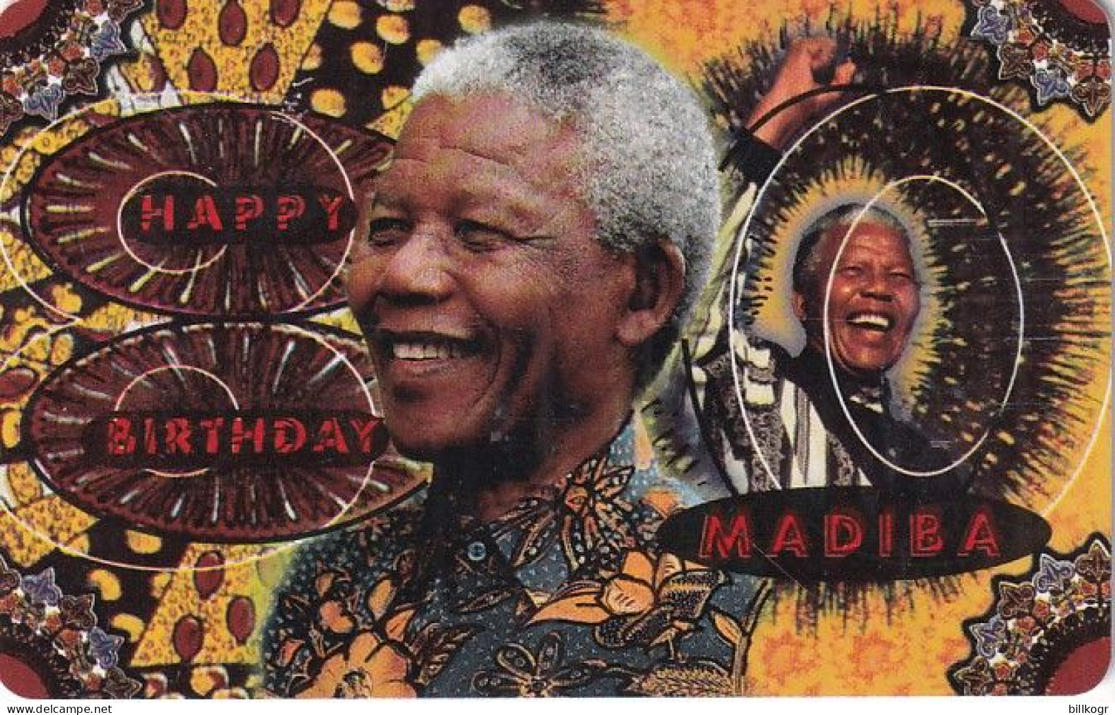 SOUTH AFRICA - Nelson Mandela, Exp.date 07/00, Used - South Africa