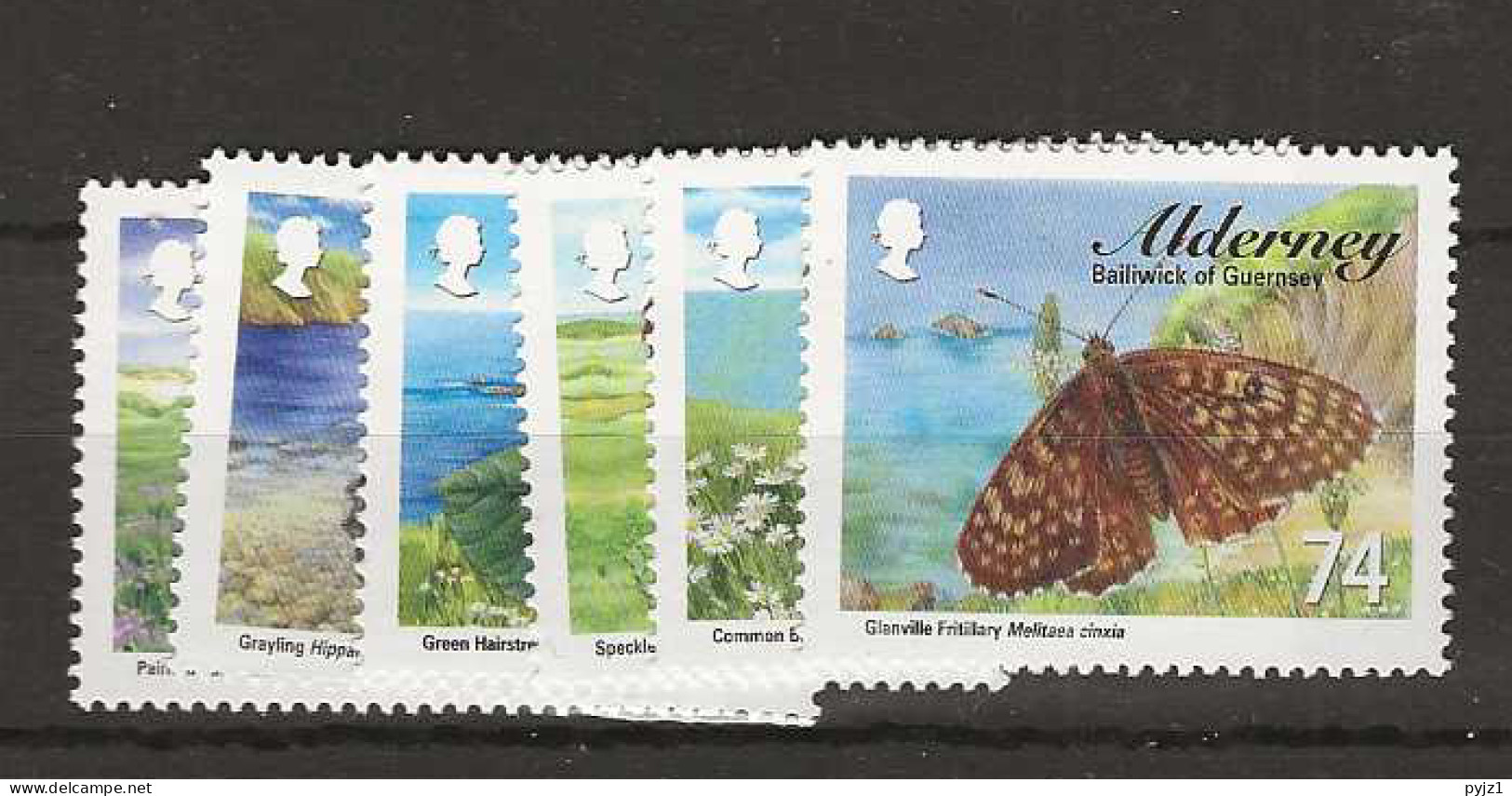 2008 MNH Alderney Mi 320-25 Postfris** - Alderney