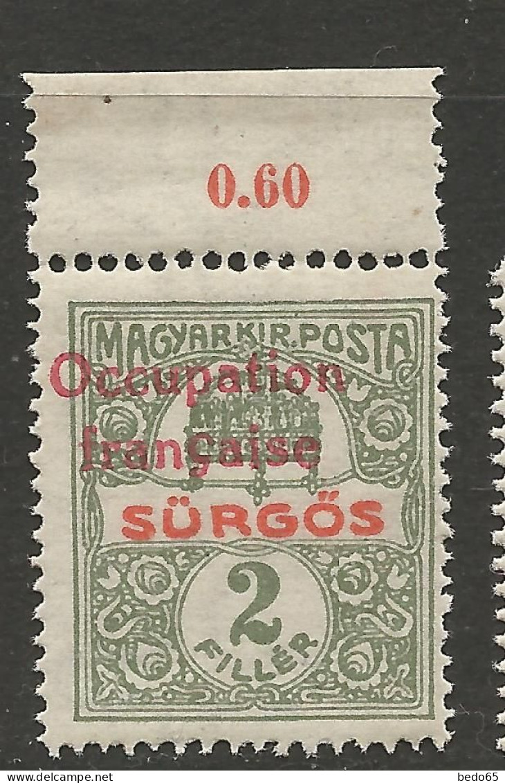 HONGRIE N° 44 NEUF**  SANS CHARNIERE / Hingeless / MNH - Unused Stamps