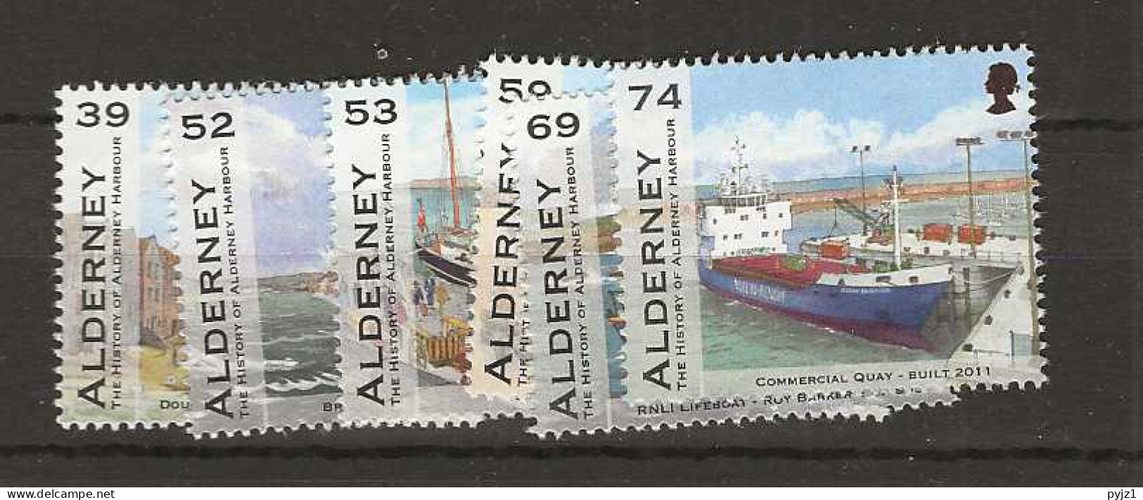 2012 MNH Alderney Mi 459-64 Postfris** - Alderney