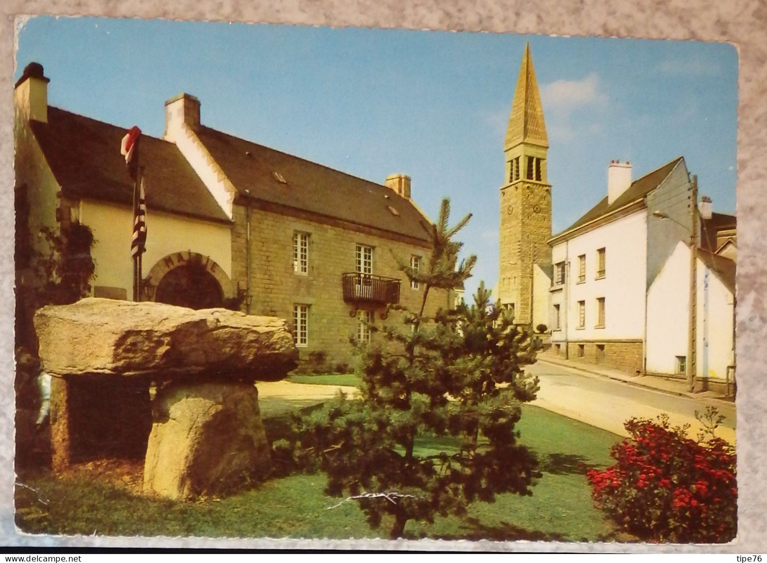 56 Morbihan CPM Guidel Place De La Mairie Et L'église - Guidel