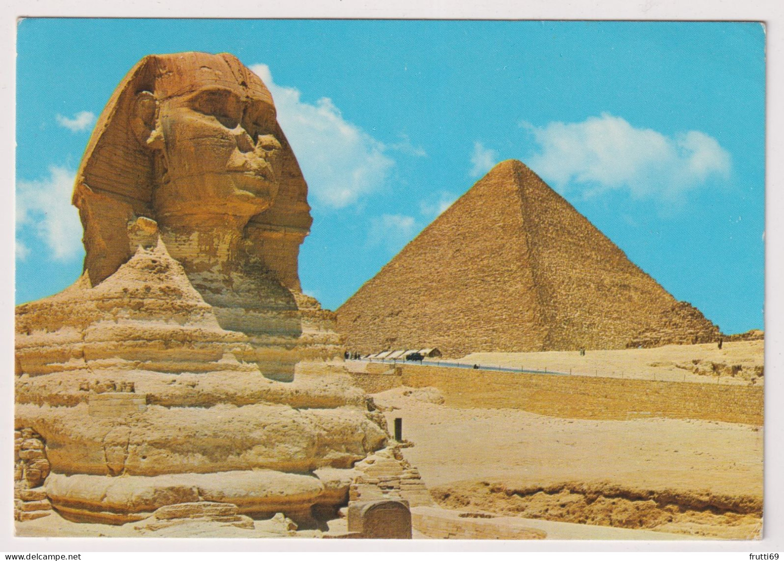 AK 198193 EGYPT - Giza - The Great Sphinx And Kheops Pyramid - Sphynx