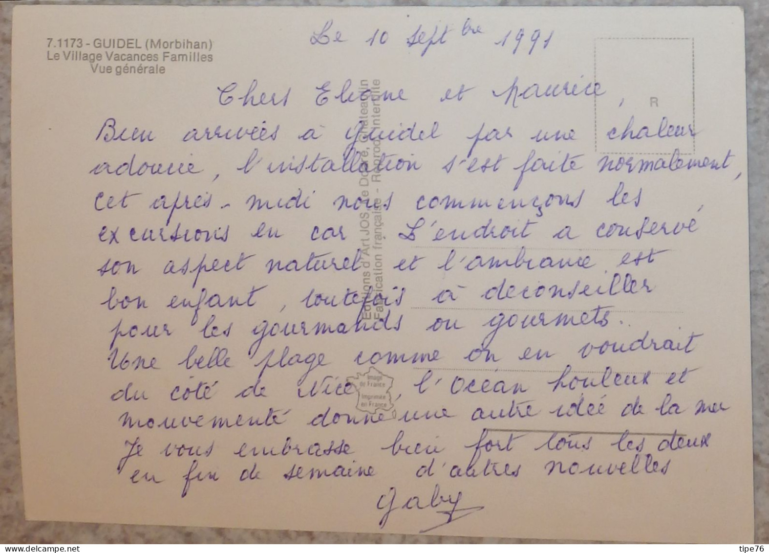 56 Morbihan CPM Guidel Le Village Vacances Familles Vue Générale - Guidel