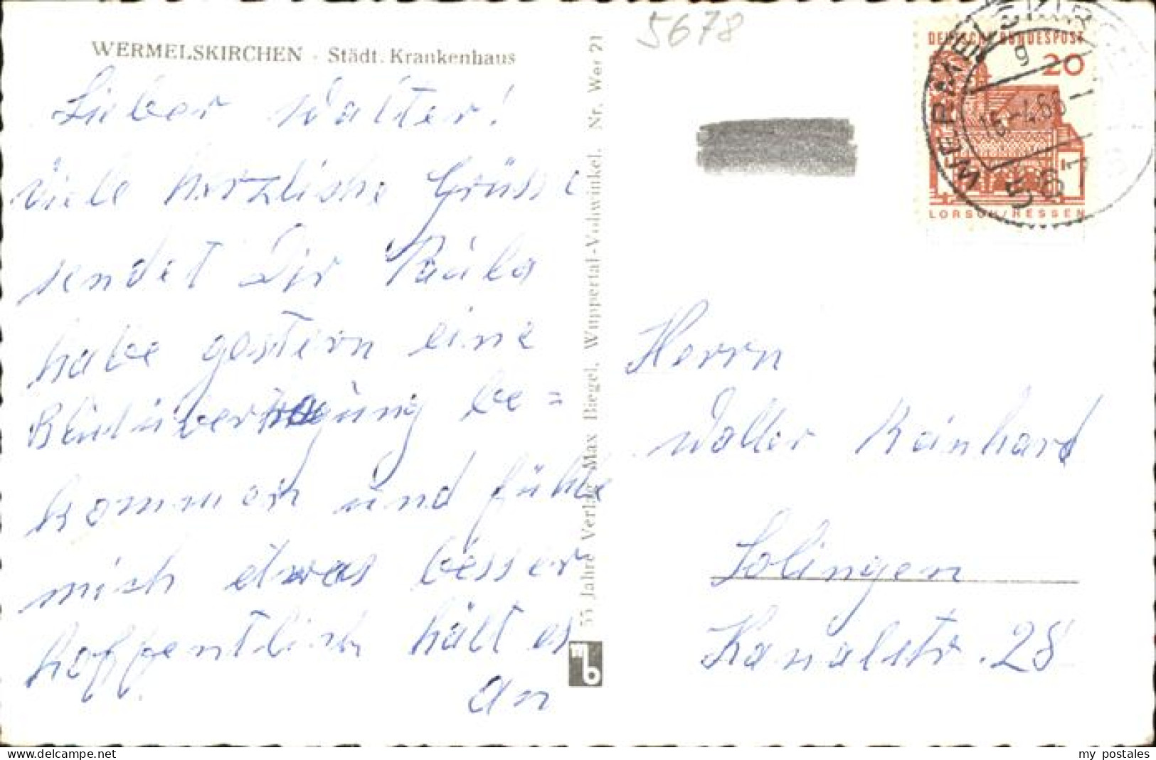 41323467 Wermelskirchen Staedt.Krankenhaus Wermelskirchen - Wermelskirchen