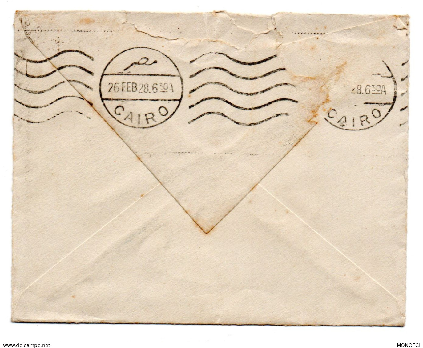 MONACO -- MONTE CARLO -- Enveloppe -- Timbre 1 F.50  Louis II Pour CAIRO (Egypte) - Gebraucht