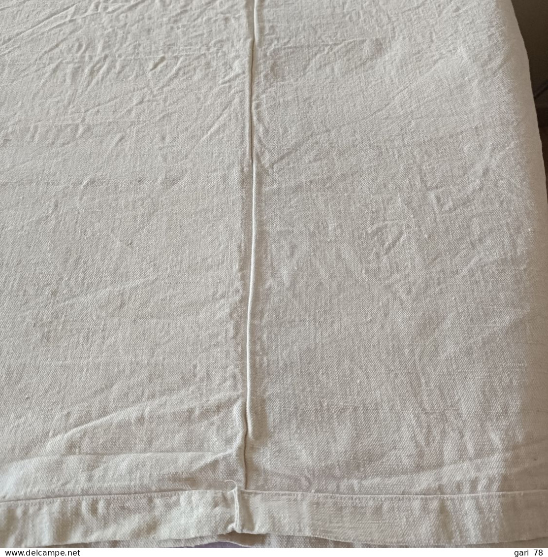 Drap Ancien En Grosse Toile 2m04 X 2m76 - Tagesdecken/Überwürfe