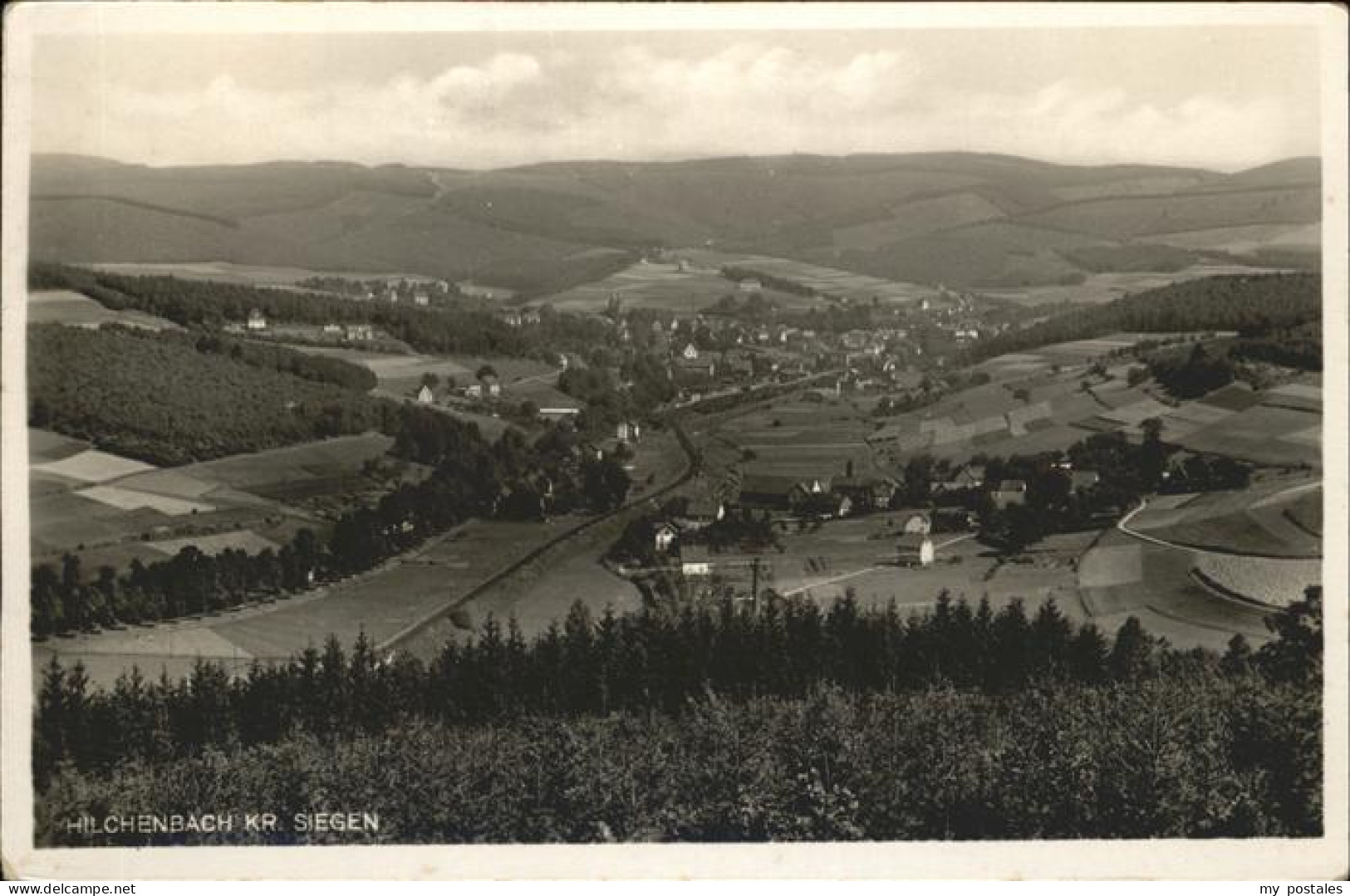 41323094 Hilchenbach Siegerland Gesamtansicht Allenbach - Hilchenbach