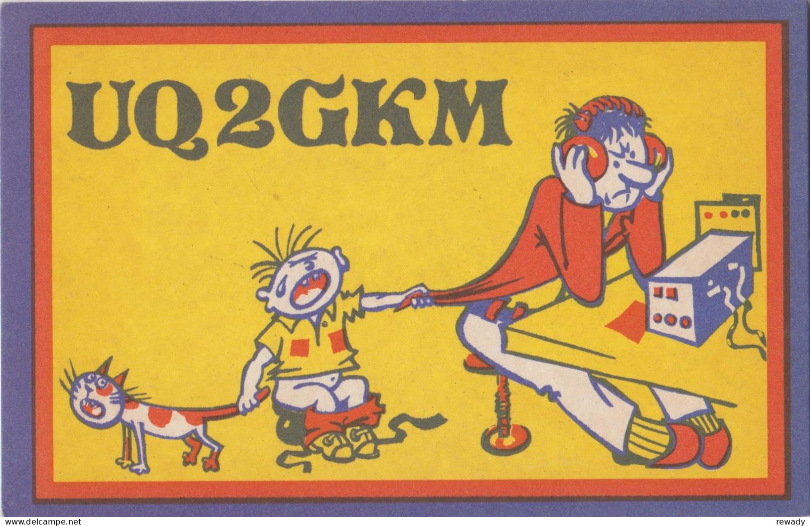 Russia - USSR - Latvia - QSL - Riga - Other & Unclassified