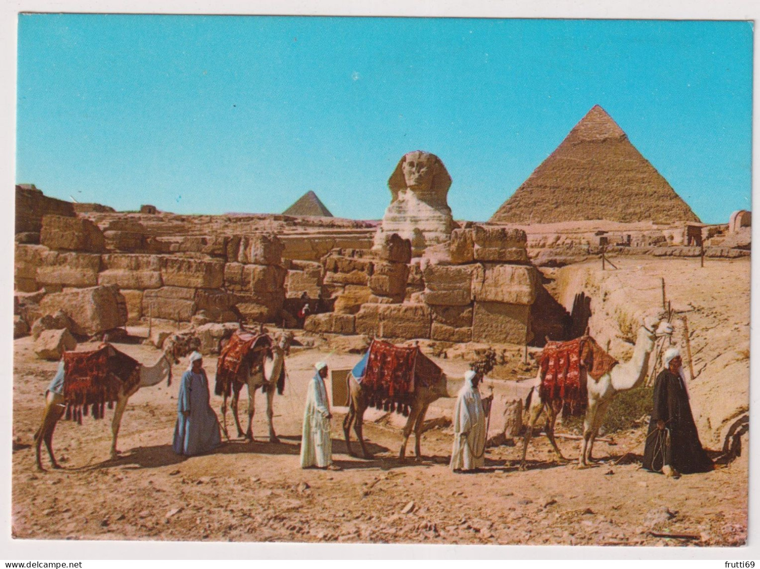 AK 198208  EGYPT - Giza - The  Sphinx And The Pyramids Of Cheops And Chephren - Pyramiden