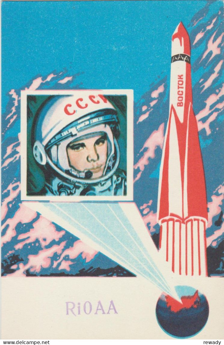 Russia - USSR - QSL - Moskow - Vostok - Cosmos - Andere & Zonder Classificatie