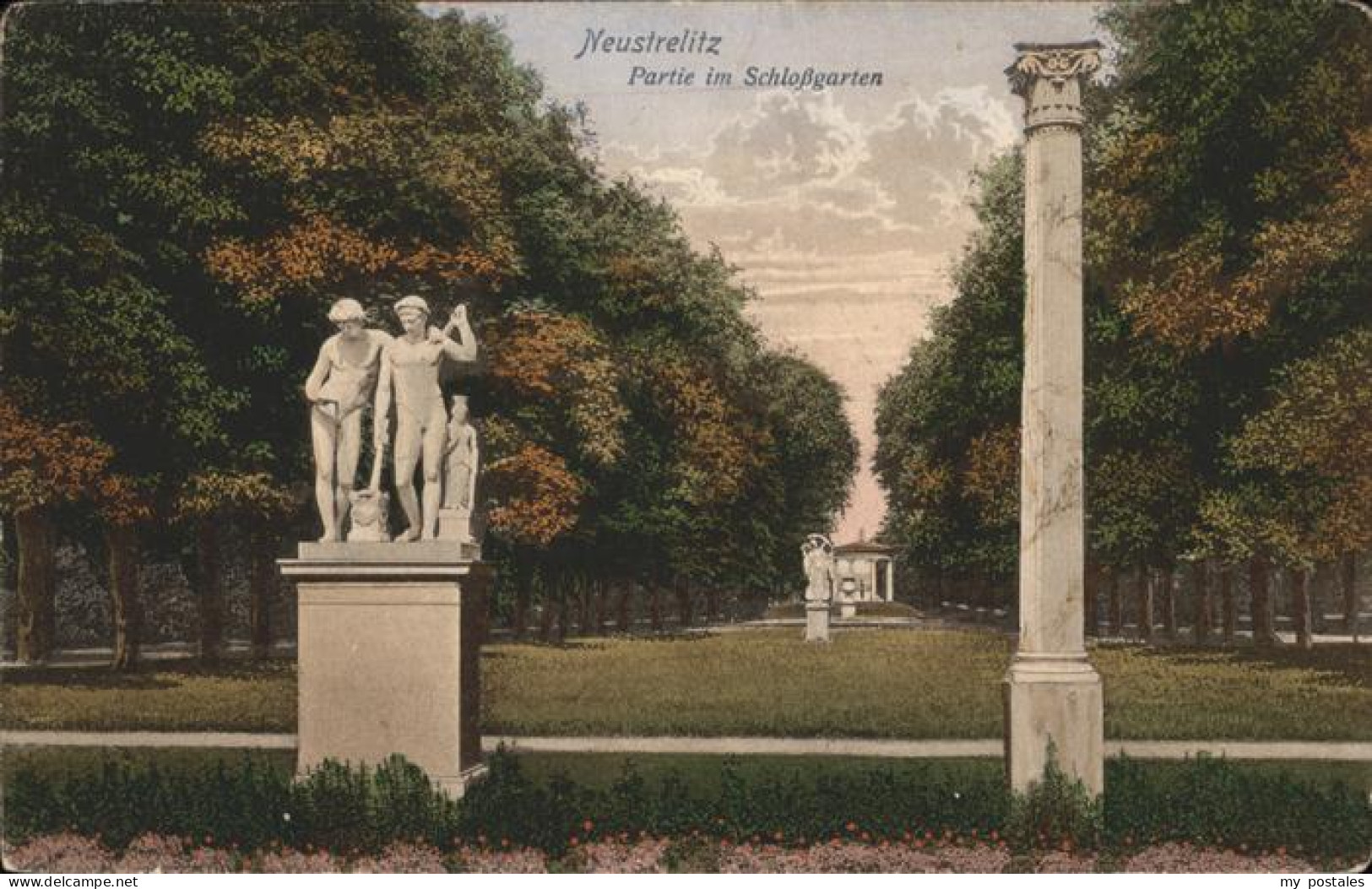 41320126 Neustrelitz Partie Im Schlossgarten Skulptur Neustrelitz - Neustrelitz